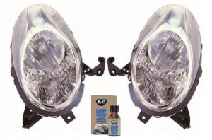 Reflektory Lampy Nissan Micra Iii 3 03- + Powłoka