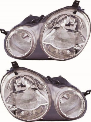 Reflektory Lampy Vw Polo 9n + Silniczek 01-05 Kpl