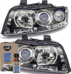 Reflektory Przód Audi A4 B6 Ksenon Kpl + Powłoka
