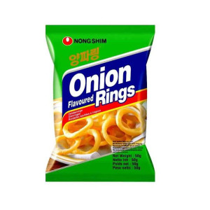 Koreańskie Chrupki Cebulowe | Krążki Cebulowe "Onion Rings" 50g Nongshim