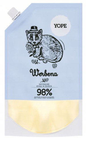 YOPE Naturalne mydło do rąk Werbena REFILL
