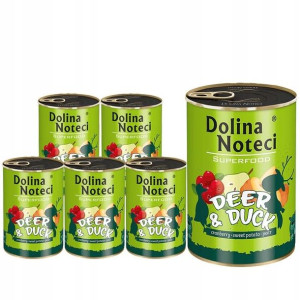 Dolina SuperFood Jeleń i Kaczka 6x400g