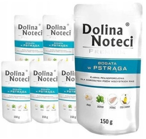 Dolina Noteci Pstrąg Saszetka dla psa 10x150g