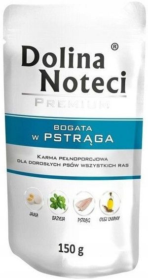Dolina Noteci Pstrąg Saszetka dla psa 150g