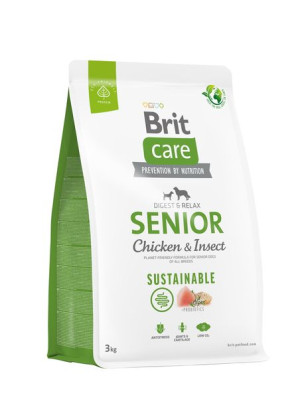 Brit Care Sustainable Senior Chicken Insect 3kg