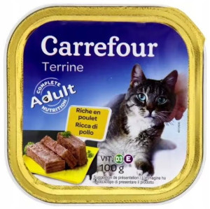 Terrine szalka dla kota z kurczakiem 100g