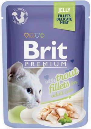 Brit Premium Cat 85g Pstrąg galaretka saszetka