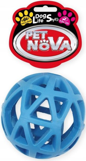 Pet Nova Piłka ażurowa 9cm vanilia niebiesk