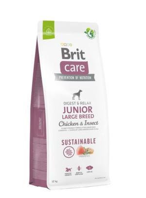 Brit Care Sustainable Junior L Chicken Insect 12kg