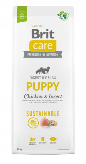 Brit Care Sustainable Puppy Chicken Insect 12kg