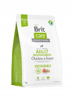 Brit Care Sustainable Medium Chicken Insect 3kg