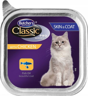 Butchers Cat Pro Skin Coat kurczak 100g 93716