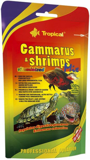 Tropical Gammarus & shrimps mix 130G