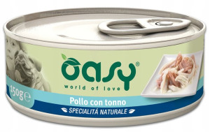 OASY Dog Naturale Kurczak Tuńczyk puszka 150g