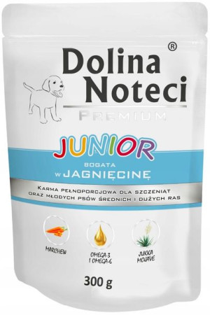 Dolina Noteci Junior Bogata w jagnięcinę 300g
