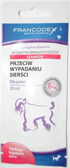 Francodex Szampon przeciw wypadaniu 20ml Saszetka