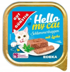 Hello My Cat Szalka dla kota z łososiem 100g