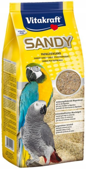 Vitakraft Sandy 2,5kg - Piasek dla dużych Ptaków