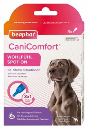 Beaphar krople z feromonami dla psów pipety 3x1ml