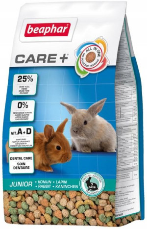 Beaphar Care+ Rabbit Junior 250g młode króliki