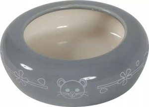 Zolux Miska ceramiczna gryzoń 300ml szara