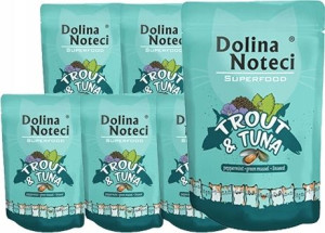 Dolina Noteci SuperFood pstrąg i tuńczyk 10x85g