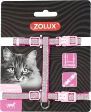 Zolux Szelki Shiny dla kota - różowe