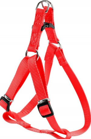 Zolux Szelki nylon "step in"25mm czerwo