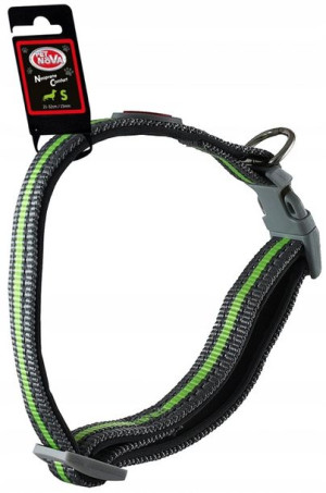 Pet Nova Obroża nylonowa S 1,5cm 25-40cm refgray