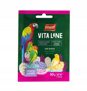 VITAPOL Vitaline Muszle + Wapno Dla Ptaków