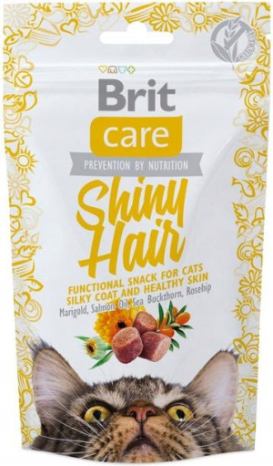 Brit Care Cat Snack Shiny Hair 50g