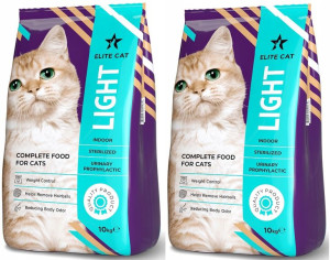 Elite Cat Adult Light Castrate 2x12kg