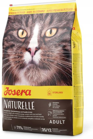 JOSERA Naturelle 10kg Sterilised +Kot Bury 2,5kg