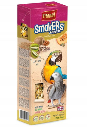 VITAPOL Kolby dla dużych papug kiwi 450g
