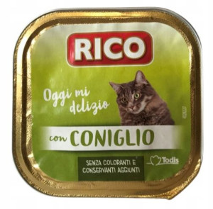 Rico szalka dla kota z królikiem 100g
