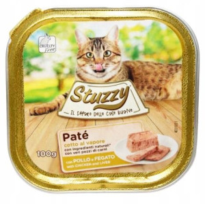 Stuzzy szalka dla kota pate z kurczakiem 100g