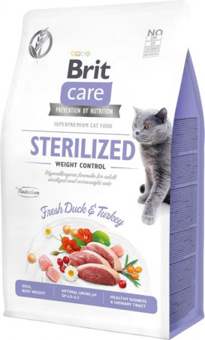 Brit Care Cat Grain Free Sterilized Weight 400g