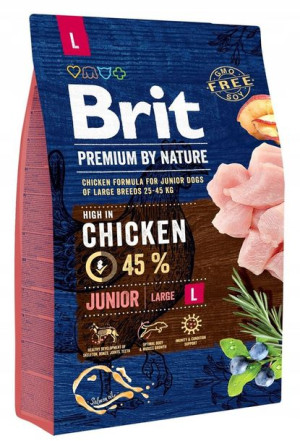 Brit Premium By Nature L Junior 3kg