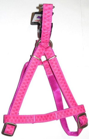 Szelki regulowane Mac Leather 20mm fuksja 435176FU