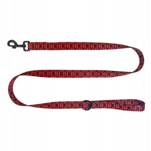 Chaba Smycz prosta Fashion 15-130cm czerwona