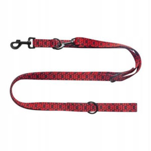 Chaba Smycz regulo. Fashion 25-260cm czerwona