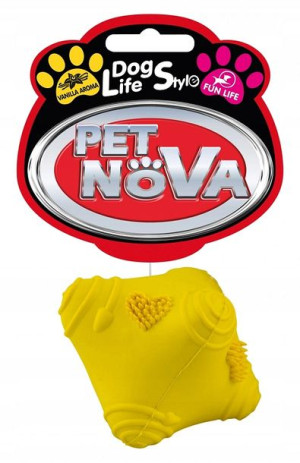 Pet Nova Piłka wariatka 5cm żółta