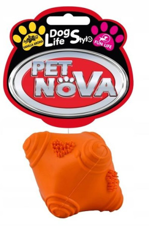 Pet Nova Piłka wariatka 5cm pomarańczowa
