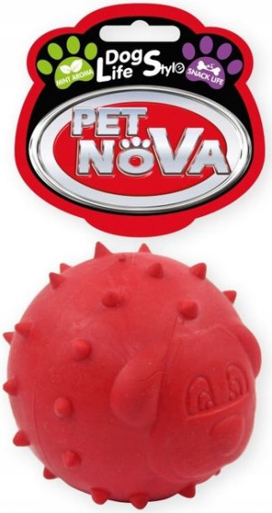Pet Nova Piłka na przysmaki 6,5cm,czerwona