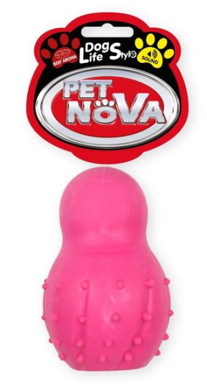 Pet Nova Jumper piłka z dzwonkiem 9,5cm , róż