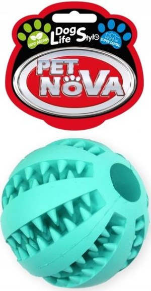 Pet Nova Piłka superdental Baseball 7cm mięta