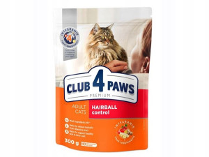 Club4 Paws karma dla kotów Hairball 300g