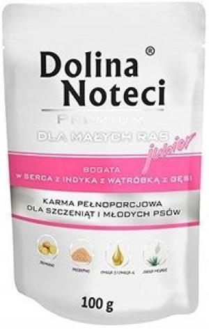 Dolina Noteci Junior m.rasy 100g serca indyk