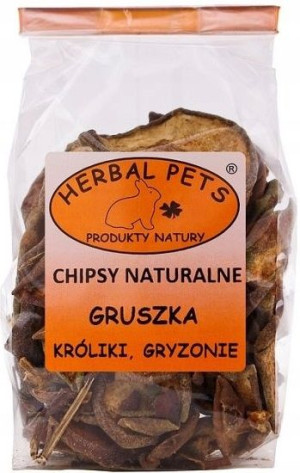 Herbal Pets Chipsy Natural - Gruszka 75g