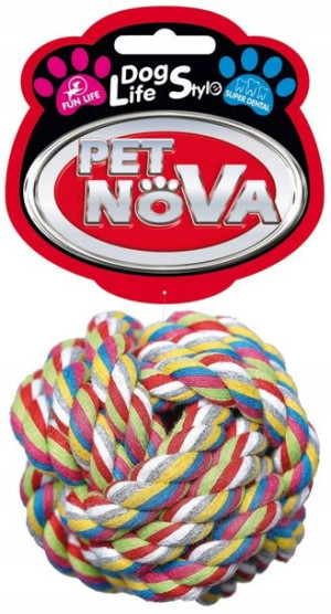 Pet Nova Zabawka BALL Piłka sznur 9cm